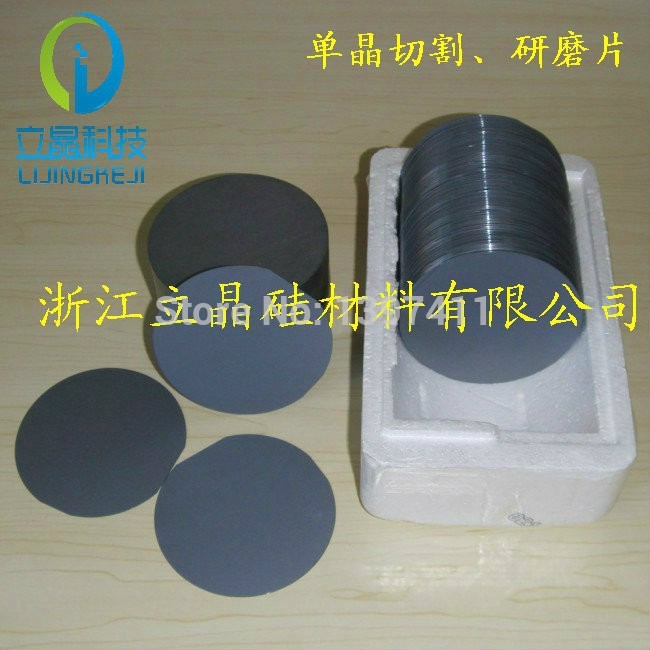 ݵü   4ġ N / P  Ǹ ۸ 100 111   Ʈ  ̼/4 inches N / P-type silicon wafers 100 111 die cut sheet double-sided fine grinding semicond